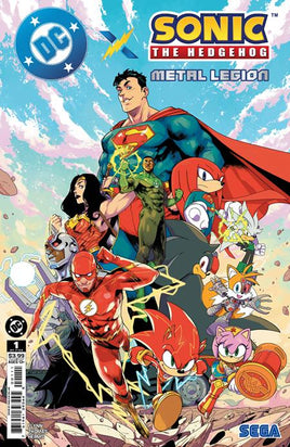 DC X Sonic The Hedgehog The Metal Legion #1 (of 5) Cover A Pablo M. Collar