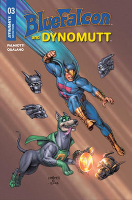 Blue Falcon and Dynomutt #3 Cover C Joseph Michael Linsner Variant