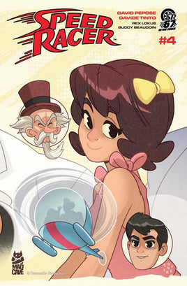 Speed Racer #4 Sean Galloway Retro Manga Cover