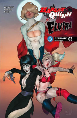 Harley Quinn x Elvira #3 Cover D Ben Caldwell Variant