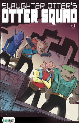Slaughter Otter's Otter Squad #1 Cover B J Hammond TMNT #1 Homage Variant