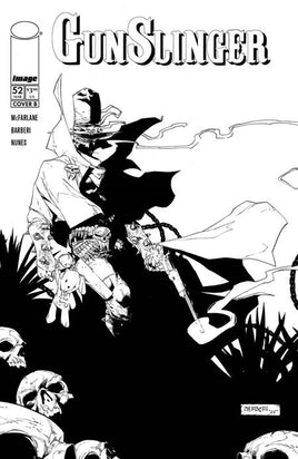 Gunslinger #52 Cover B Carlo Barberi B&W Variant