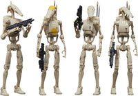 Star Wars: The Phantom Menace Vintage Collection Battle Droid 3.75" Action Figure 4-Pack