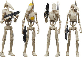 Star Wars: The Phantom Menace Vintage Collection Battle Droid 3.75" Action Figure 4-Pack