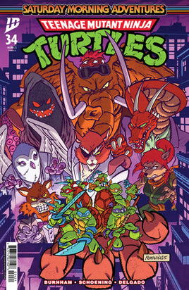 Teenage Mutant Ninja Turtles: Saturday Morning Adventures #34 Cover B Kevin Anthony Catalan Variant