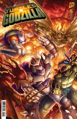 Teenage Mutant Ninja Turtles x Godzilla #5 Cover A Fero Pe