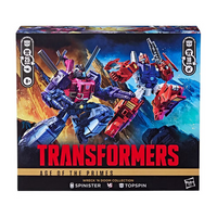 Transformers Age of the Primes Wreck 'n Doom Collection Spinister vs. Topspin 2 Pack