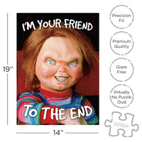 Childs Play Chucky Coffin Box 500 Piece Jigsaw Puzzle