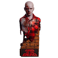 Dawn of the Dead 1:4 Scale Plaid Shirt Airport Zombie Bust