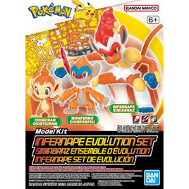 Pokemon Infernape Evolution Set Snap Model Kit