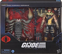 G.I. Joe Classified Series 180 Cobra Desert Scorpion & SKRP10N-25 Action Figure 2 Pack
