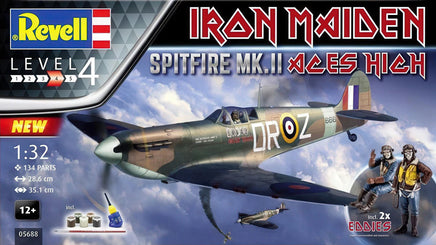 Microaces Spitfire Kit Iron Maiden Spitfire MK. II Aces High 1/32 Scale Model Kit| Deadly ...