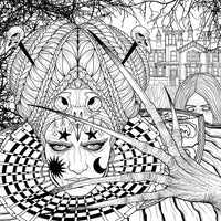 Mythogoria: Nightmare Cabaret: A Dazzling Horror Coloring Book