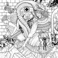 Mythogoria: Nightmare Cabaret: A Dazzling Horror Coloring Book