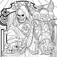 Mythogoria: Nightmare Cabaret: A Dazzling Horror Coloring Book