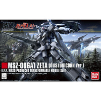 Mobile Suit Gundam MSZ-006A1 Zeta Plus (Unicorn Version) High Grade 1:144 Scale Model Kit