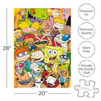 Nickelodeon Cast 1000 Piece Jigsaw Puzzle