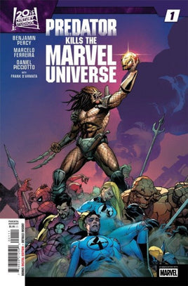 Predator Kills the Marvel Universe #1 Main Cover (Damaged Corner)