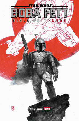 Star Wars: Boba Fett Black, White & Red #1 Main Cover Alex Maleev