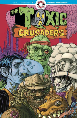 The Toxic Crusaders #1 (of 5) Cover D Tristan Wright Exclusive Trading Card By Matt Bors