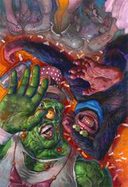 Toxie Team-Up #3 (of 5) Cover C Fred Harper. Exclusive Trading Card by Greg Scott