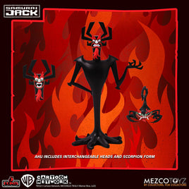 Mezco Toyz Samurai Jack 5 Points Aku Figure