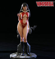 Vampirella w/ Tombstone and Base 1/8 Scale Model Kit